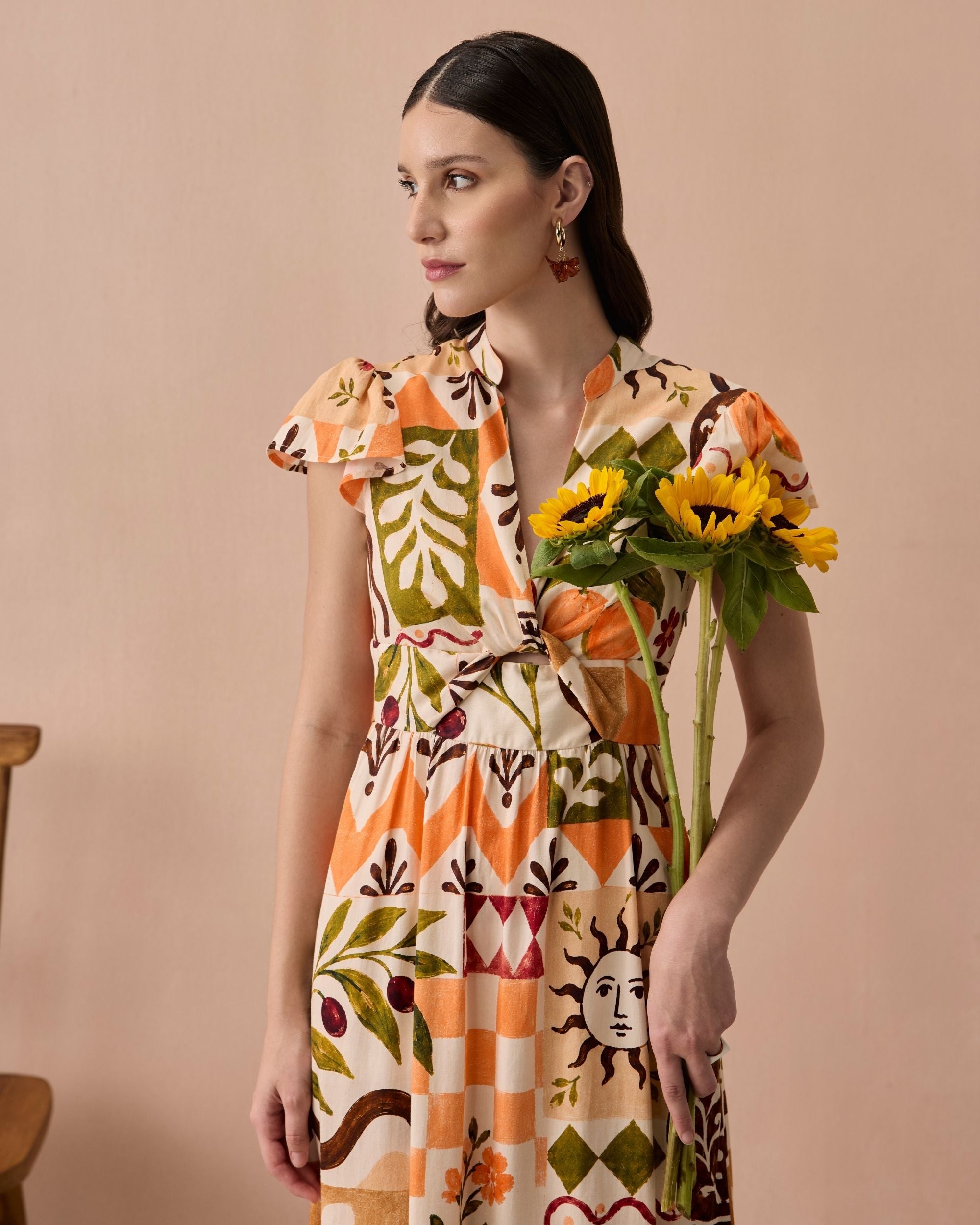 Terracotta Frida Maxi Dress