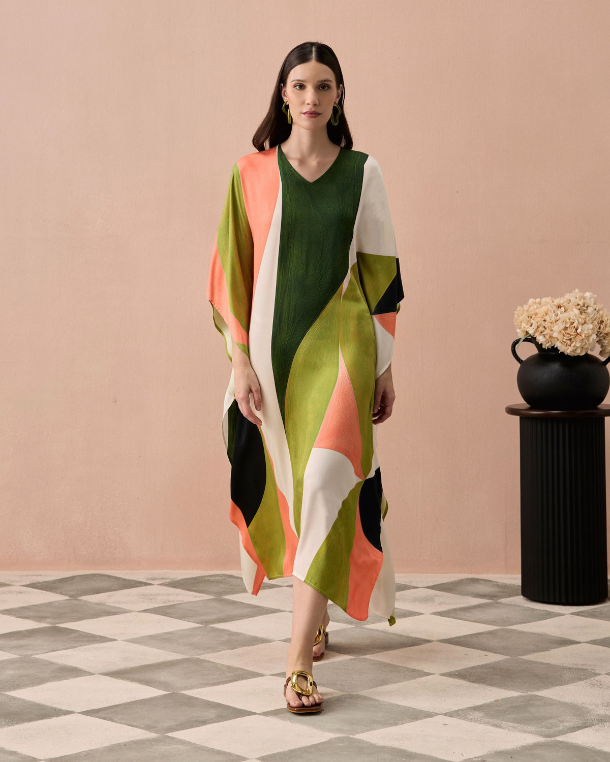 Olive Calder Kaftan Dress