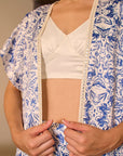 Indigo Bloom Jacket Set