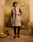 Black Ombre Kurta Set