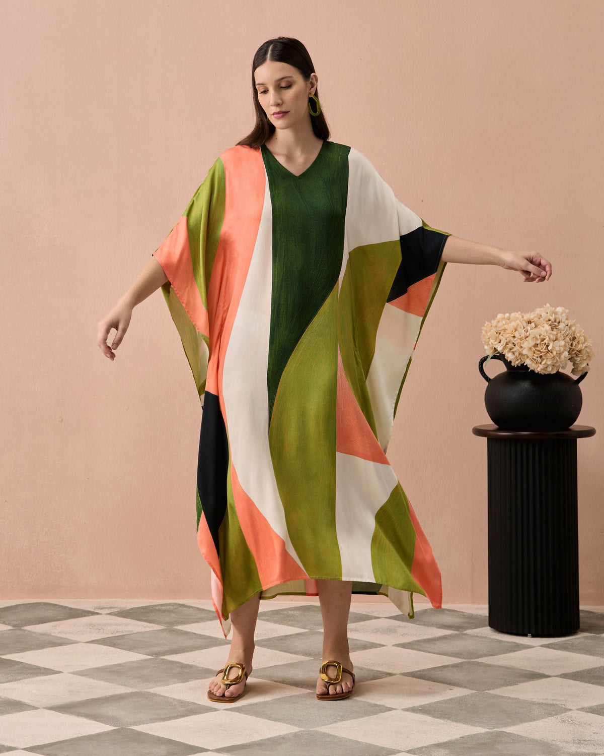 Olive Calder Kaftan Dress