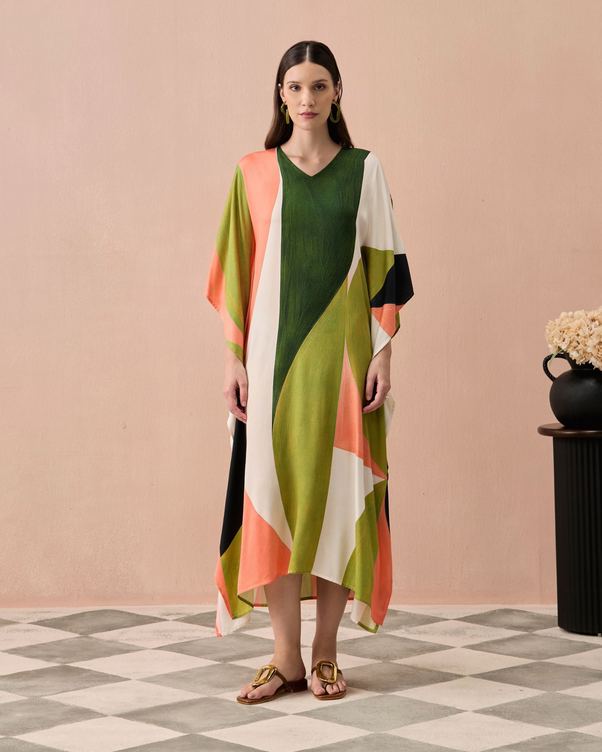Olive Calder Kaftan Dress