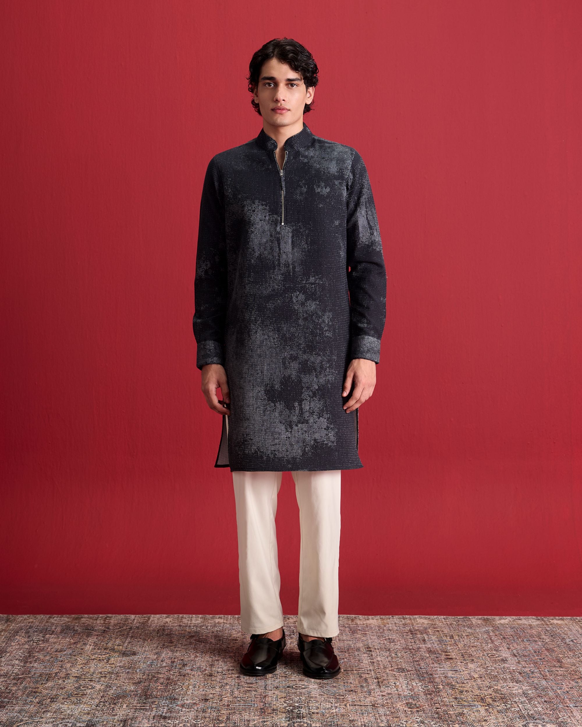 Charcoal Haze Kurta Set