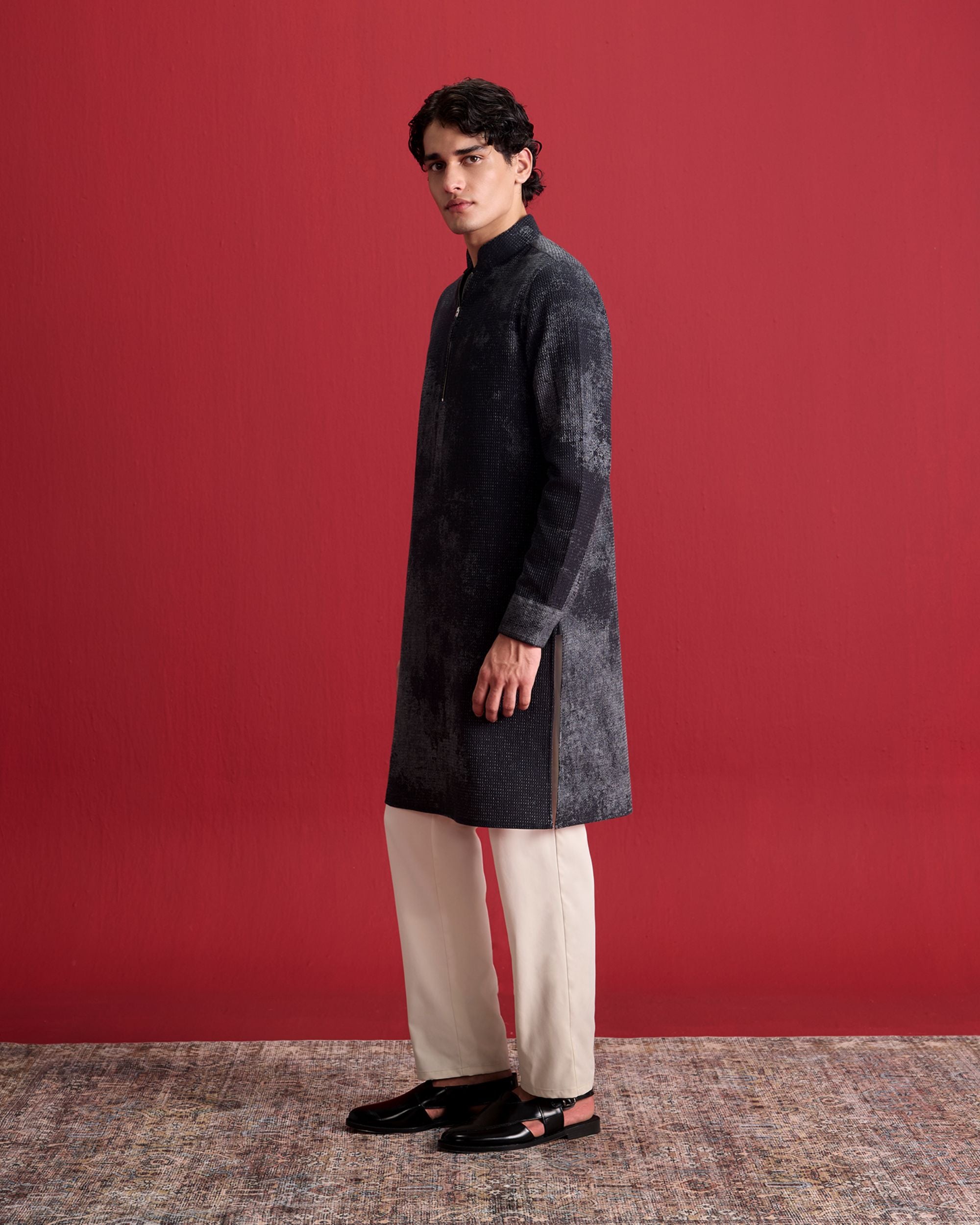 Charcoal Haze Kurta Set